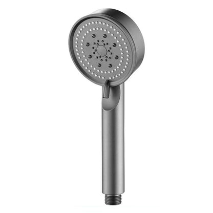 Pommeau de Douche Haute Pression à Main – 5 Jets Réglables, Économiseur d’Eau, Accessoire Universel avec Interface Standard (22,5 × 8,8 × 1,8 cm)