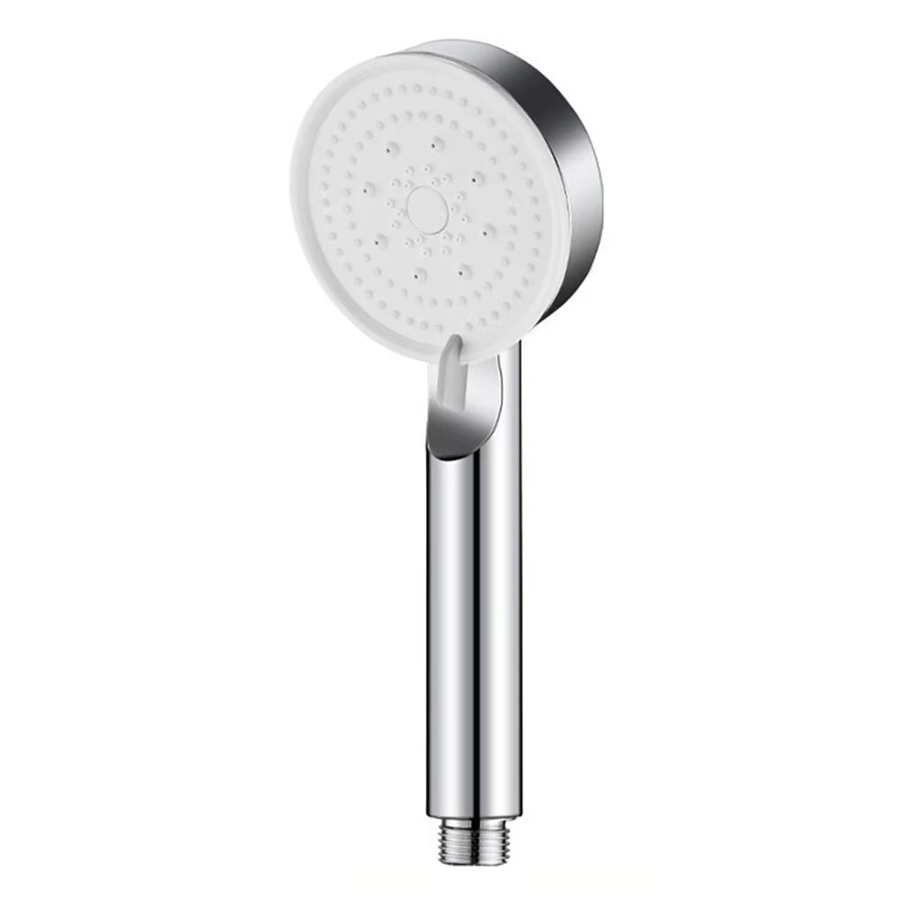 Pommeau de Douche Haute Pression à Main – 5 Jets Réglables, Économiseur d’Eau, Accessoire Universel avec Interface Standard (22,5 × 8,8 × 1,8 cm)