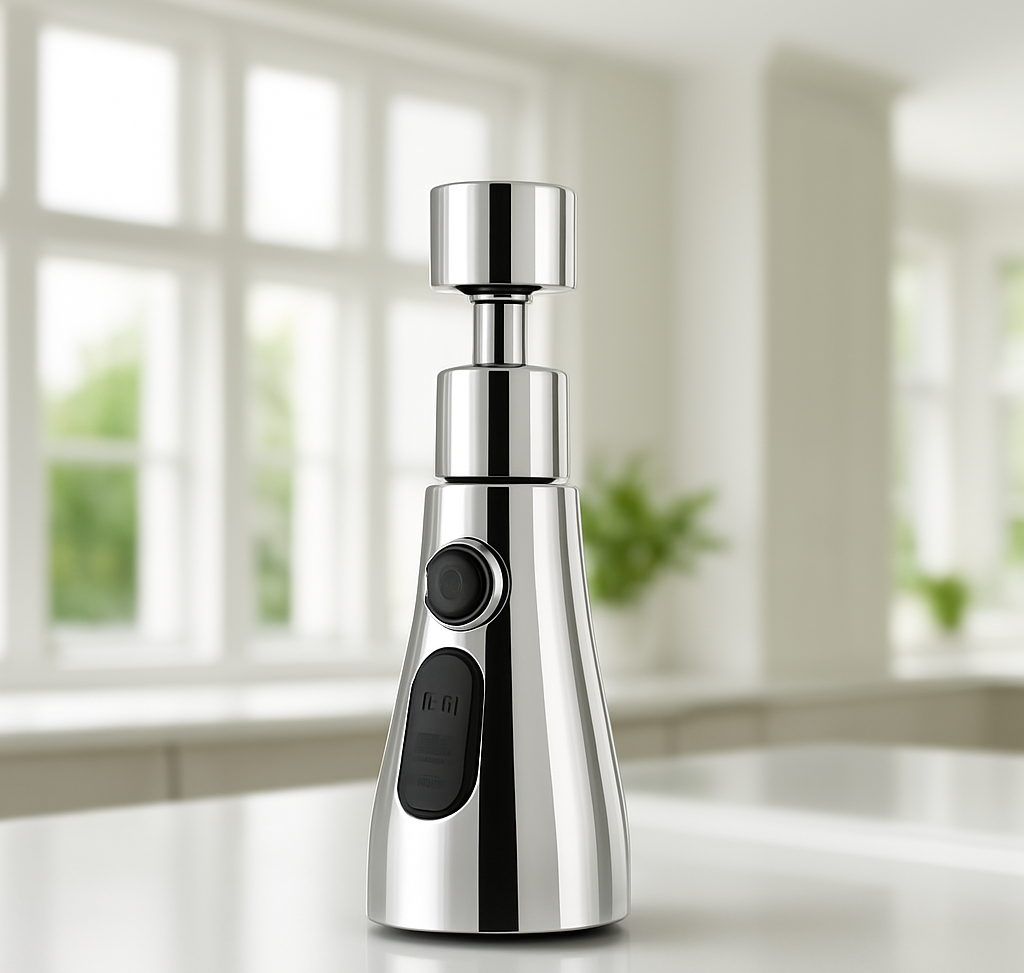 Universal 360° Rotate Kitchen Faucet Extender Aerator Plastic Splash Filter Kitchen Washbasin Faucet Bubbler Nozzle Aerator