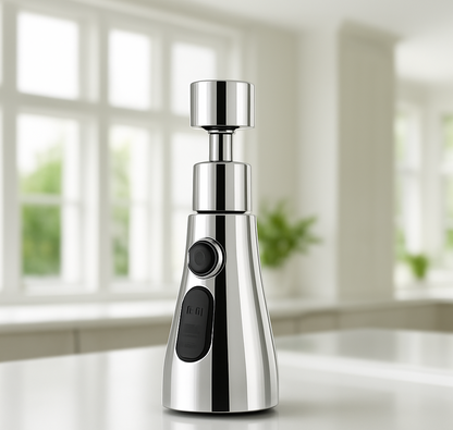 Universal 360° Rotate Kitchen Faucet Extender Aerator Plastic Splash Filter Kitchen Washbasin Faucet Bubbler Nozzle Aerator